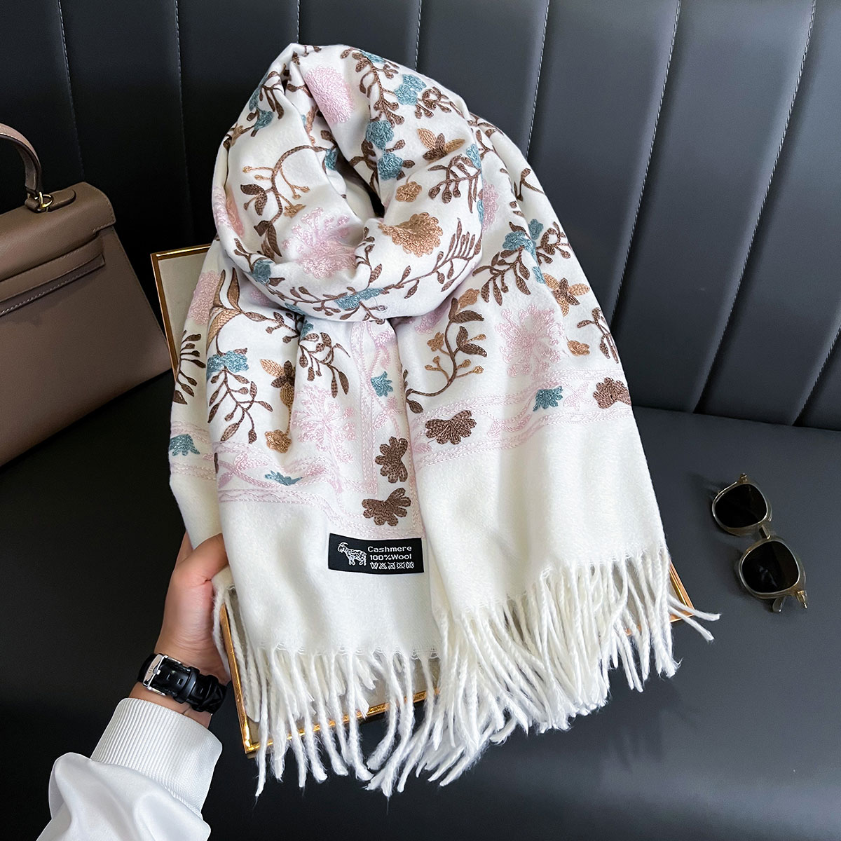 Home Textiles Blanket - Nueva Bufanda de Cachemira cálida de
