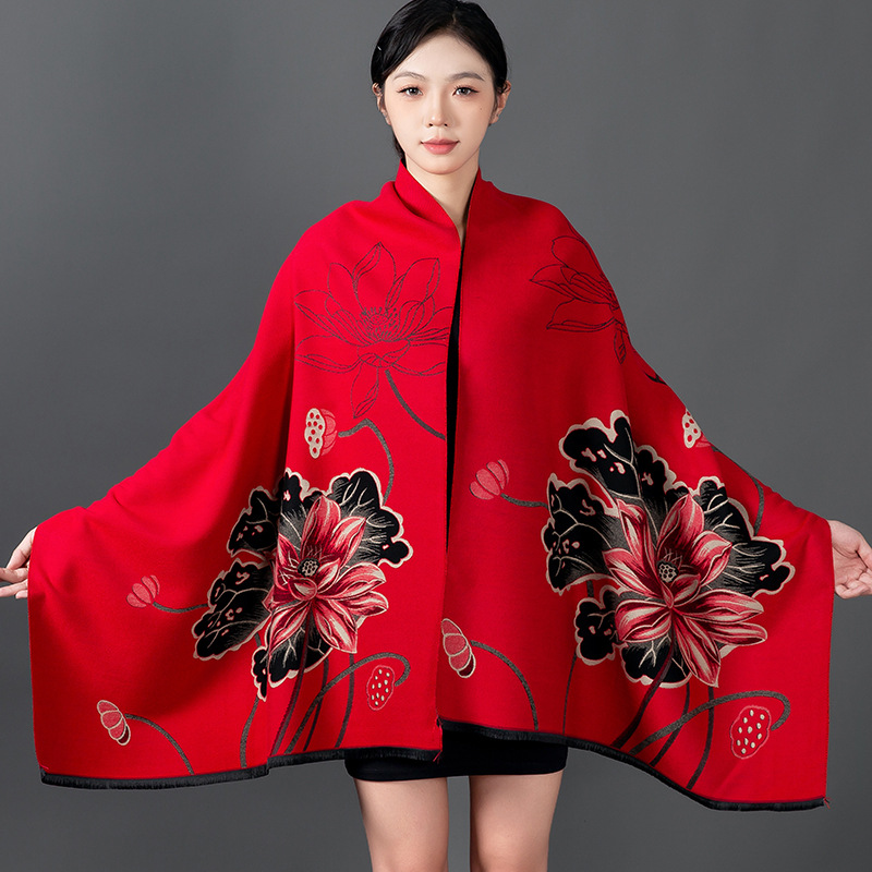 Home Textiles Blanket - Chal de invierno para mujer, bufanda