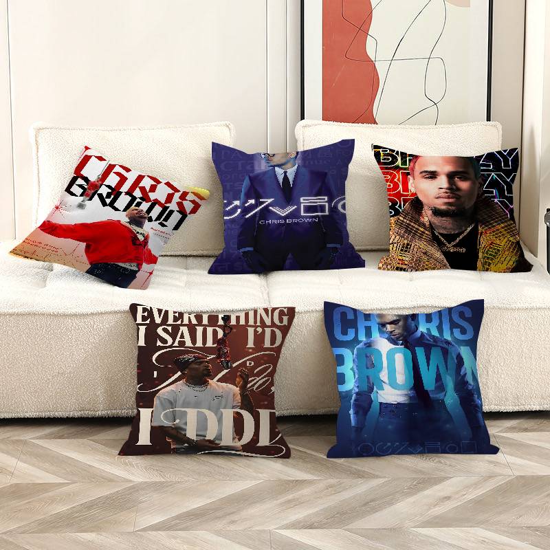 Home Textiles Classic Fashion - Chris Brown - Funda de cojín