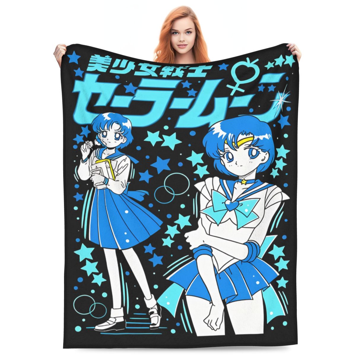 Home Textiles Blanket - Manta polar Sailors Moons Ami Mizuno,