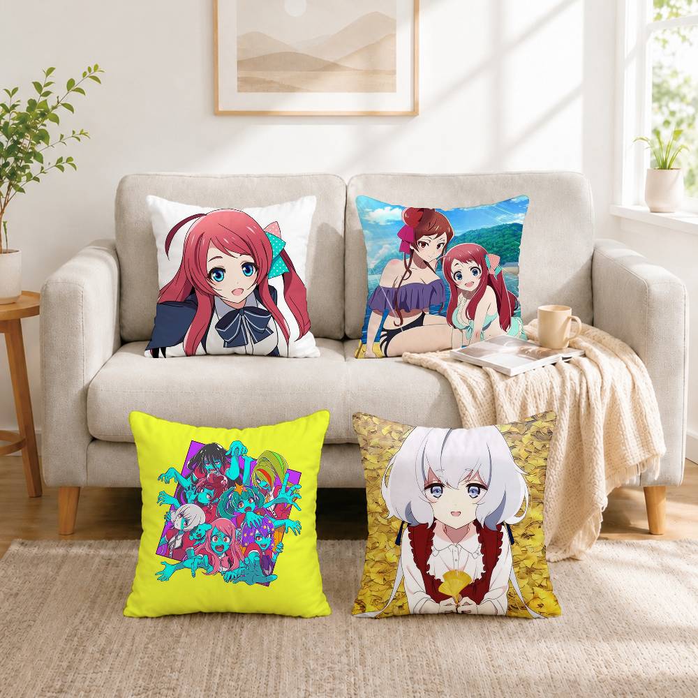 Home Landing Textiles - Funda de almohada A-Anime Zombie Land