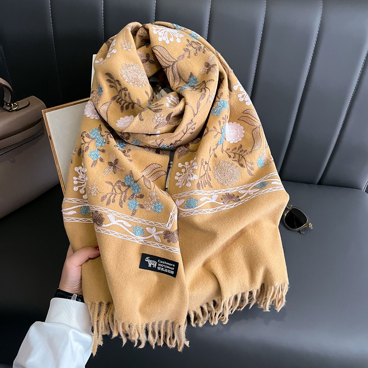 Nueva Bufanda de Cachemira cál - Home Textiles Blanket reseña y precio