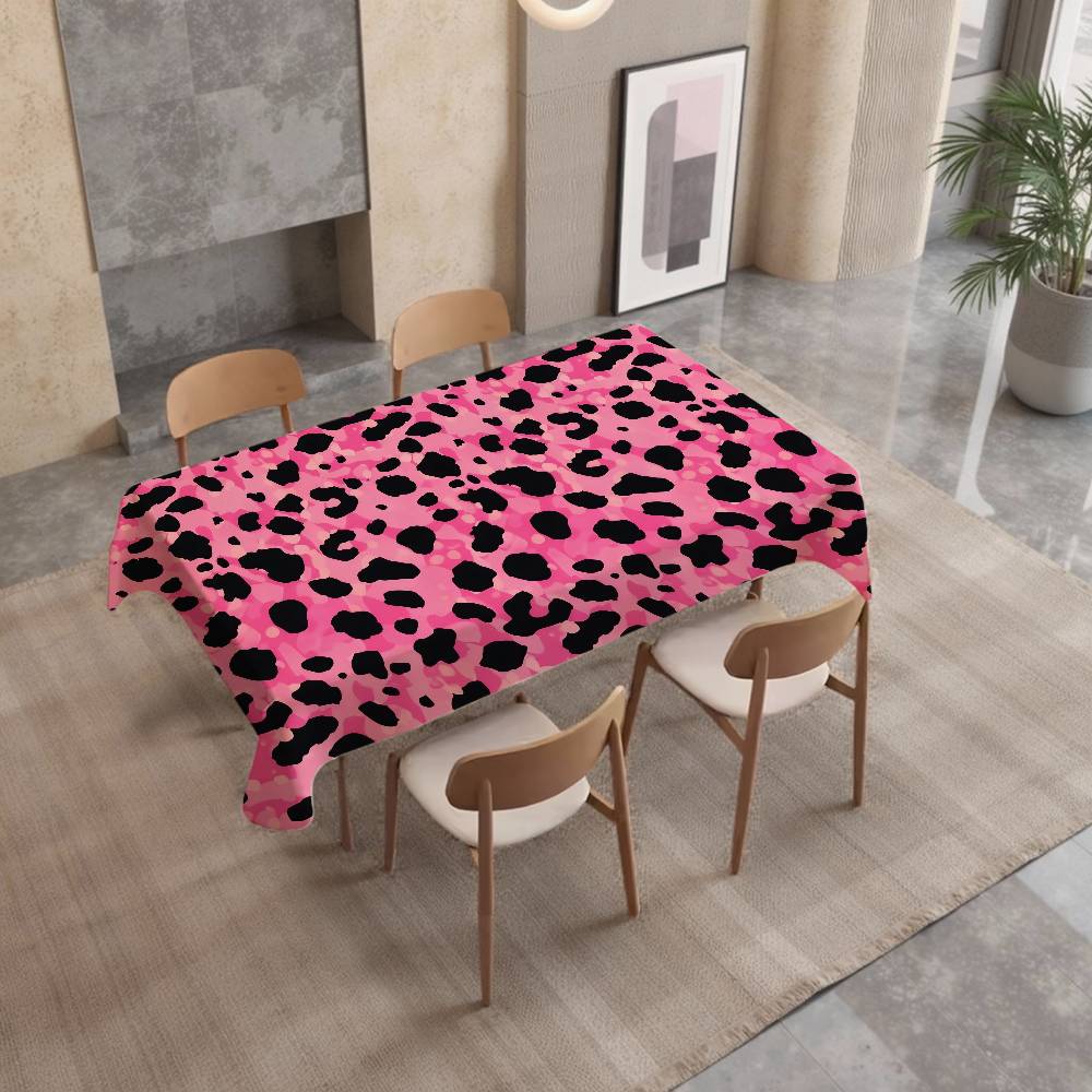 Mantel rosa con estampado de l - Home Textiles Classic Fashion reseña y precio