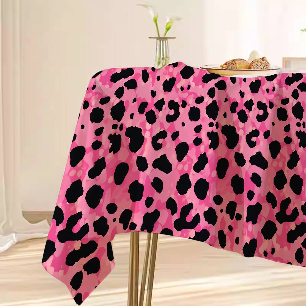 Mantel rosa con estampado de l - Home Textiles Classic Fashion reseña y precio