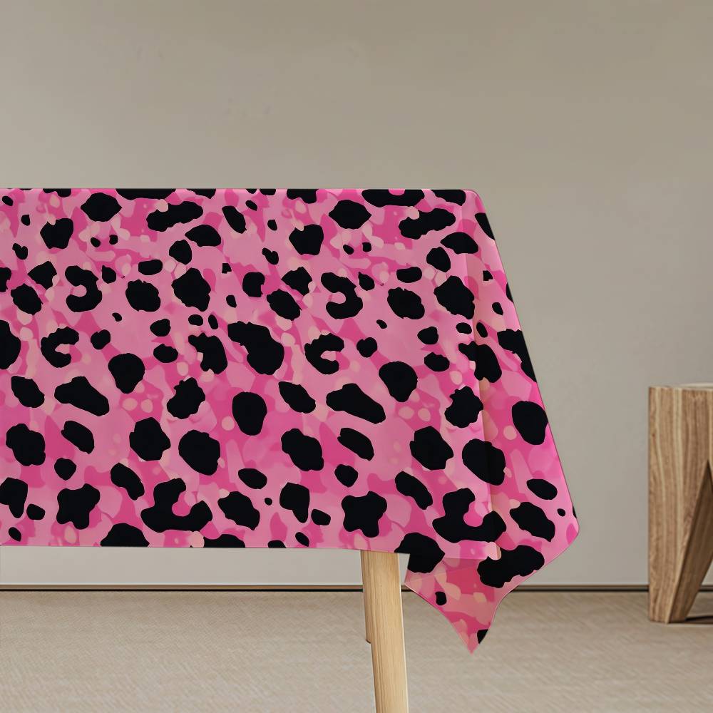 Mantel rosa con estampado de l - Home Textiles Classic Fashion reseña y precio