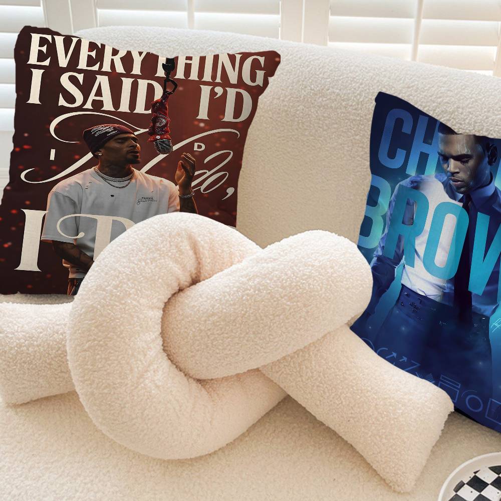 Chris Brown - Funda de cojín c - Home Textiles Classic Fashion reseña y precio