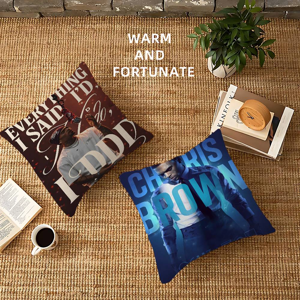Chris Brown - Funda de cojín c - Home Textiles Classic Fashion reseña y precio