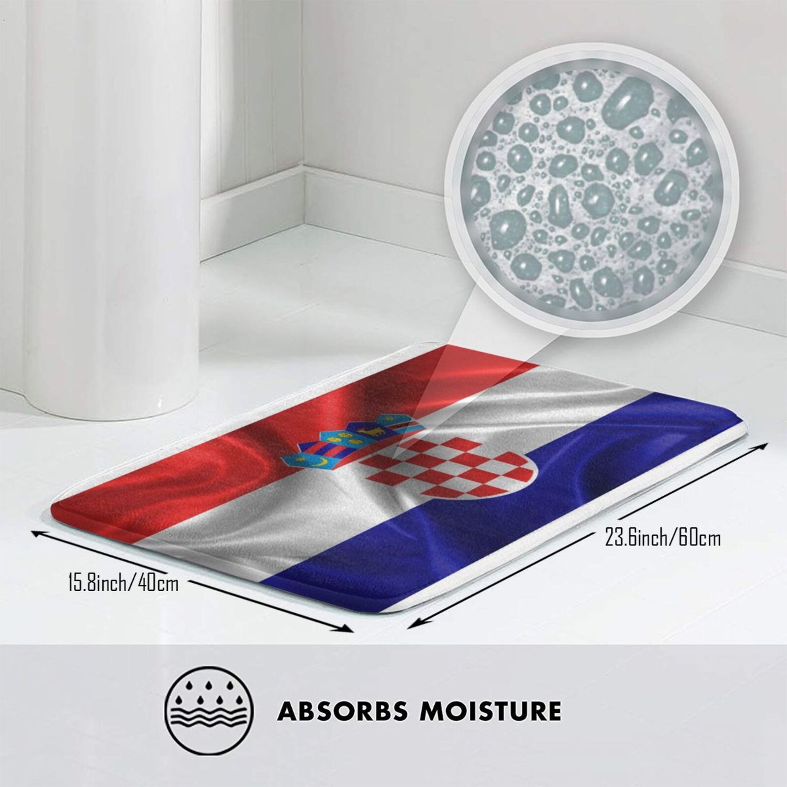 Alfombra antideslizante suave  - Home Landing Textiles reseña y precio