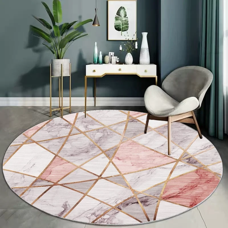 ~O~Alfombra redonda de lujo li - Home Textiles Online reseña y precio