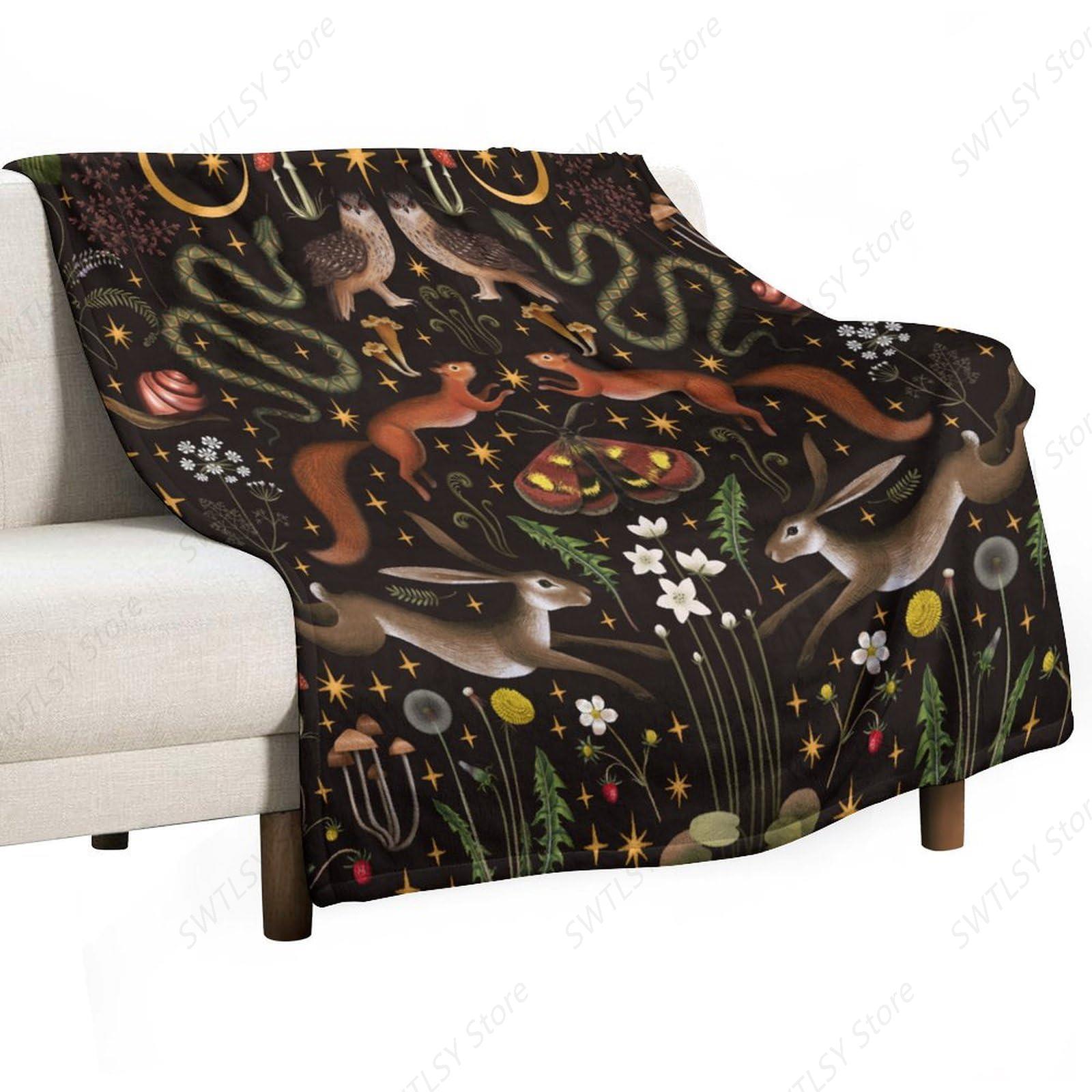 Manta rústica de bosque, cuent - Home Landing Textiles reseña y precio