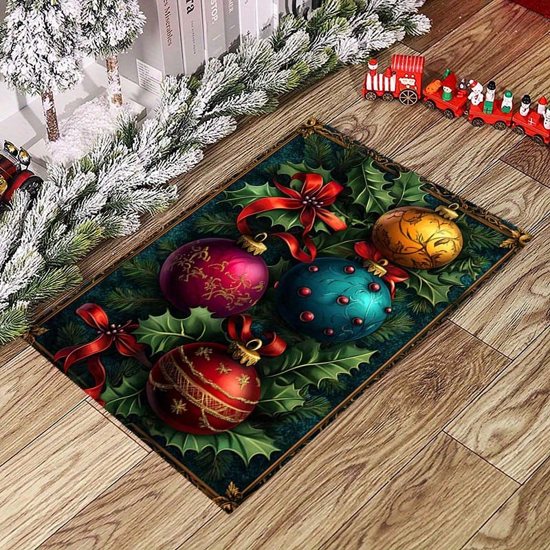 Alfombra navideña con estampad - Home Textiles Classic Fashion reseña y precio