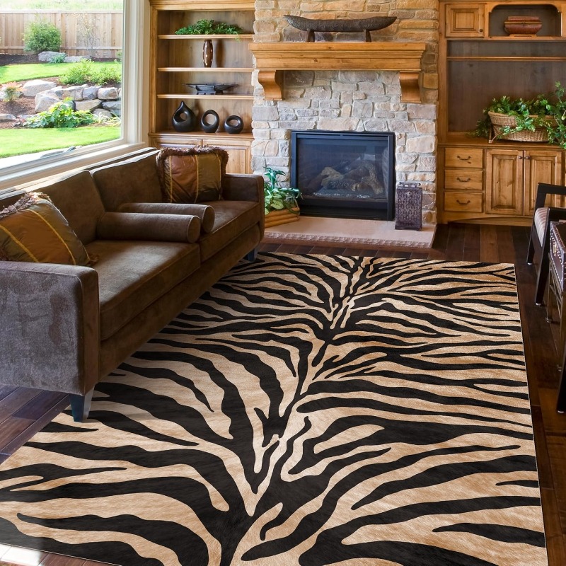 Alfombra de salón con rayas de - Home Textiles Online reseña y precio