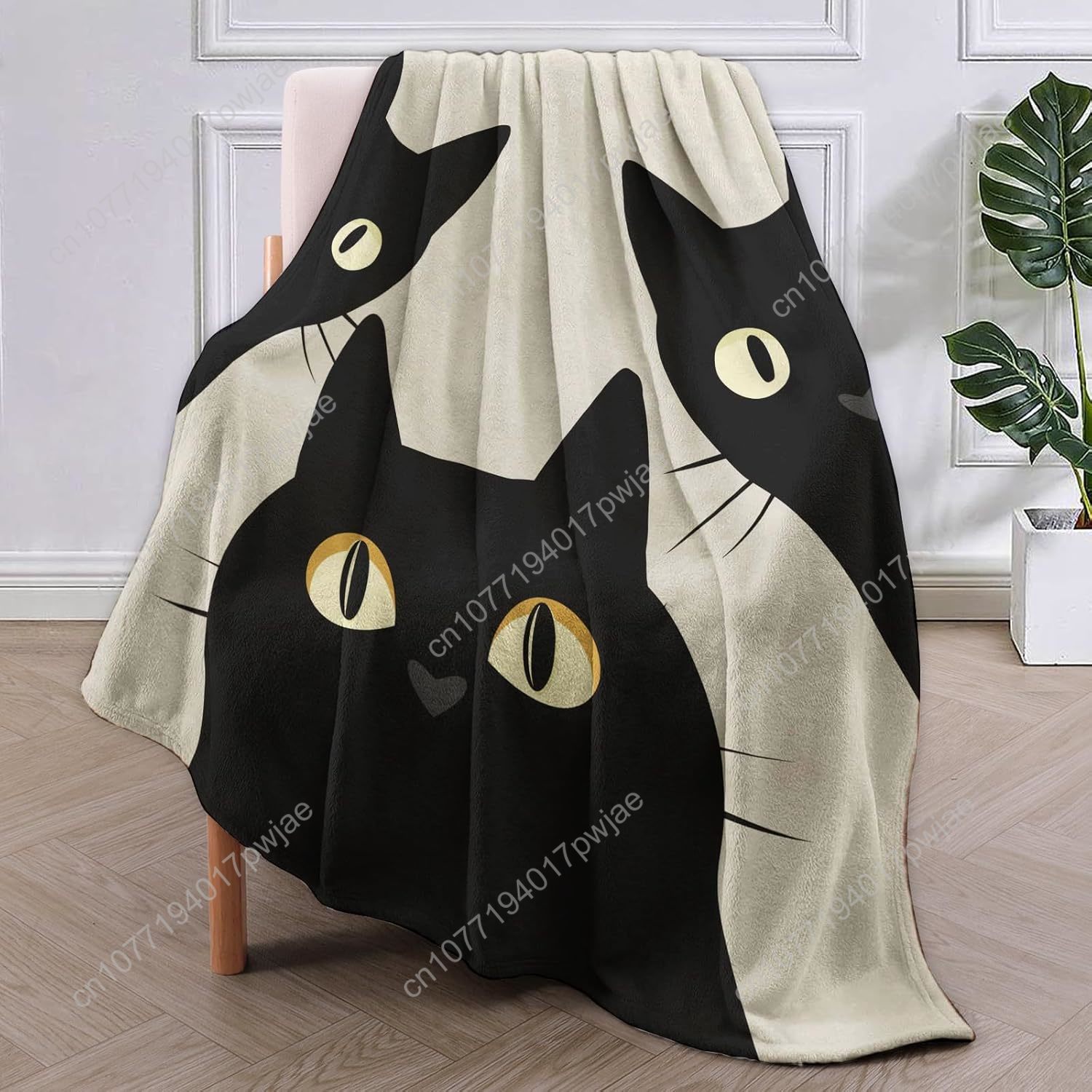 Manta de gato divertida, regal - Home Textiles Blanket reseña y precio