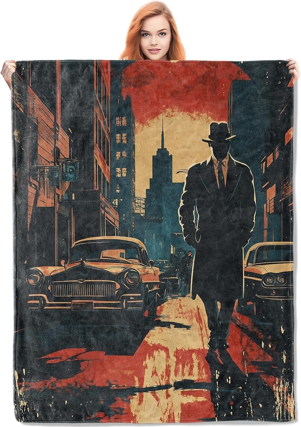 Manta de Detective Noir, regal - Home Textiles Blanket reseña y precio