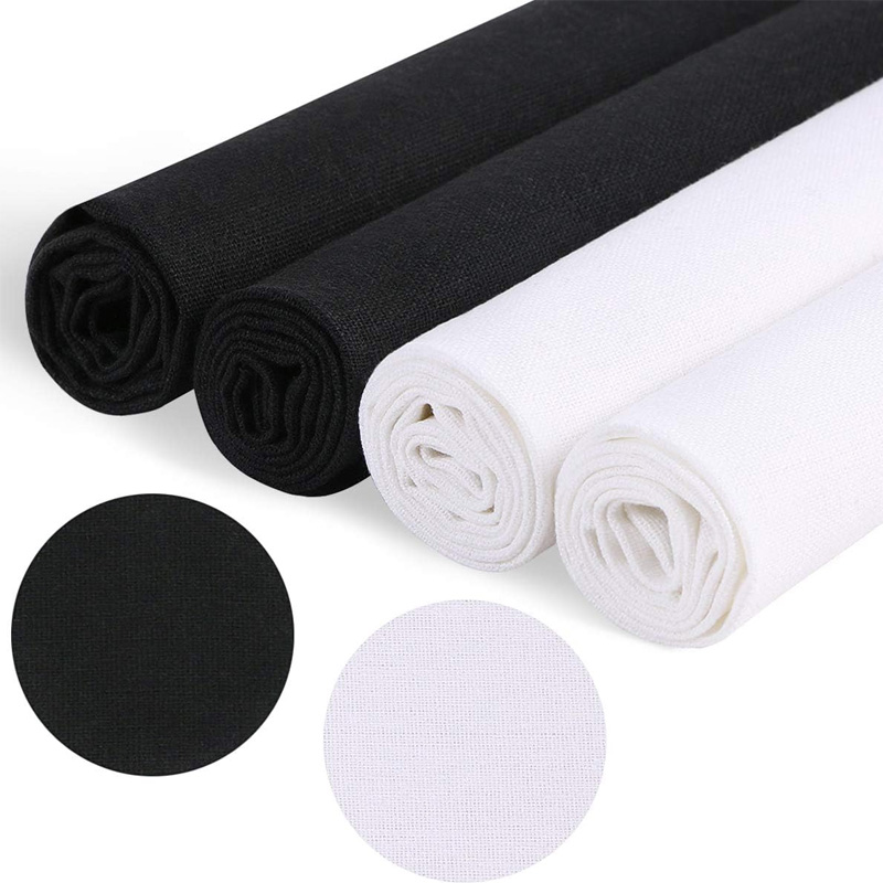 4 piezas de tela de lino, tela - Home Textiles Products reseña y precio