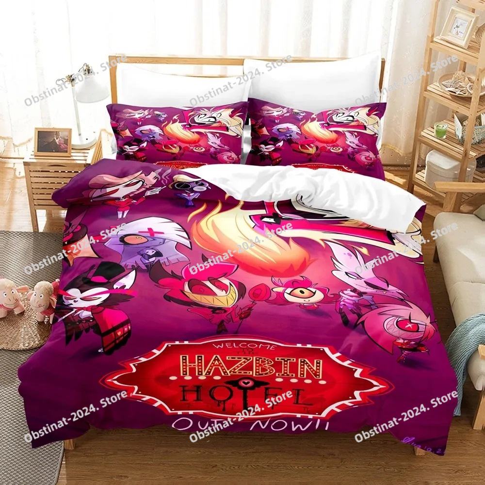 Juego de cama de Hotel Hazbin  - Home Textiles Classic Fashion reseña y precio
