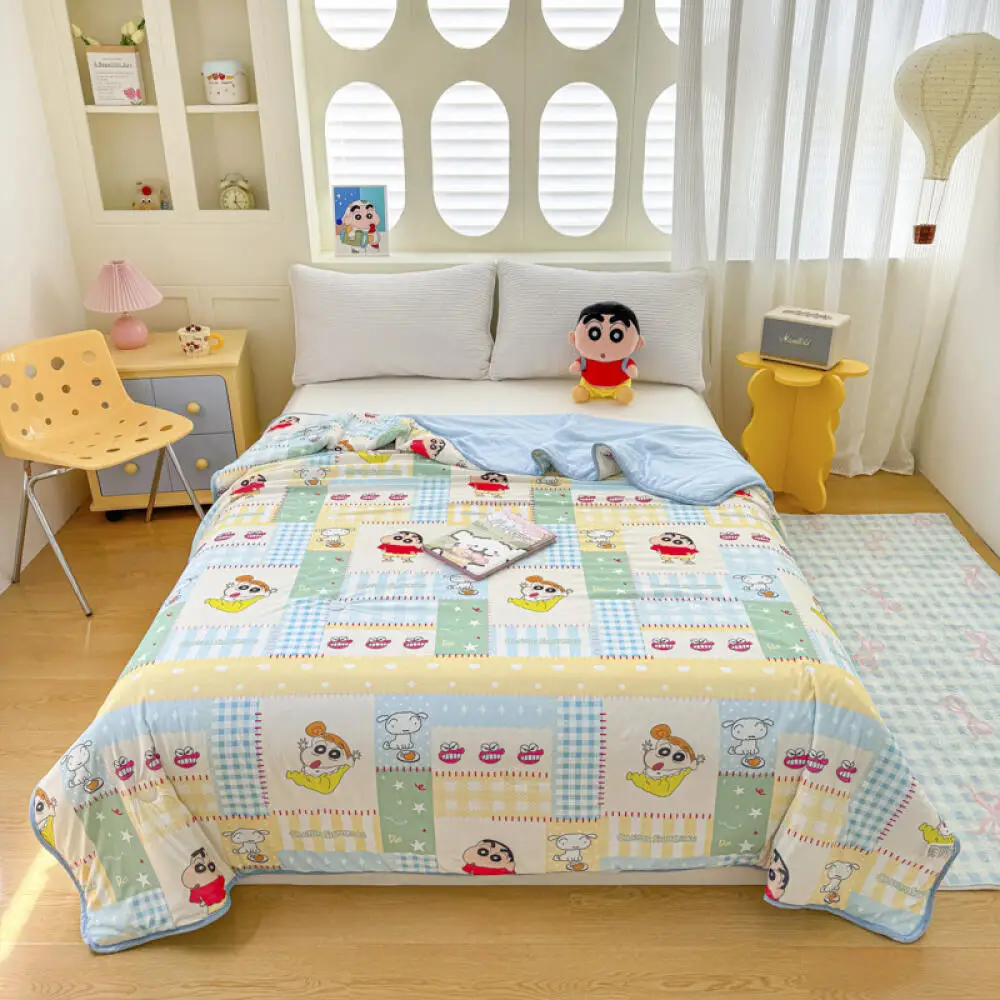Edredón de Verano Kawaii Crayo - Home Textiles Blanket reseña y precio