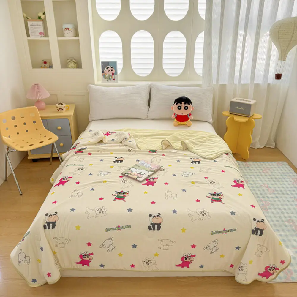 Edredón de Verano Kawaii Crayo - Home Textiles Blanket reseña y precio