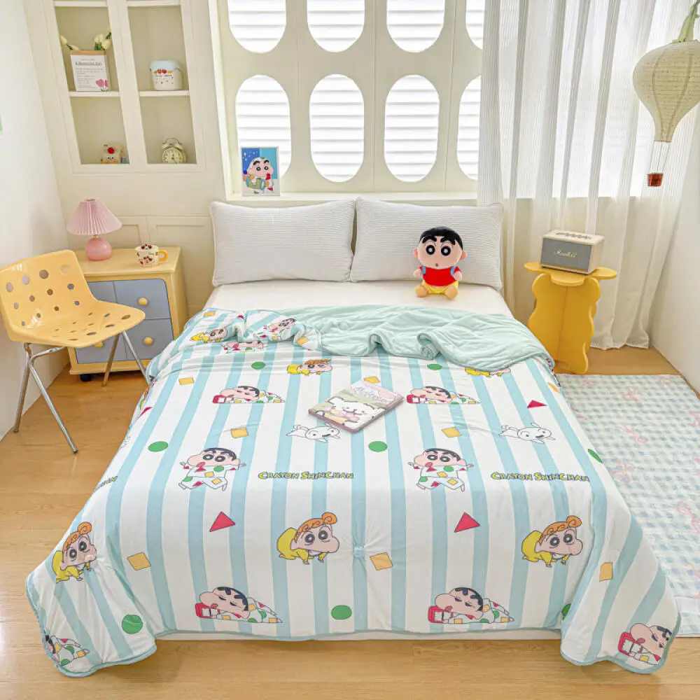 Edredón de Verano Kawaii Crayo - Home Textiles Blanket reseña y precio
