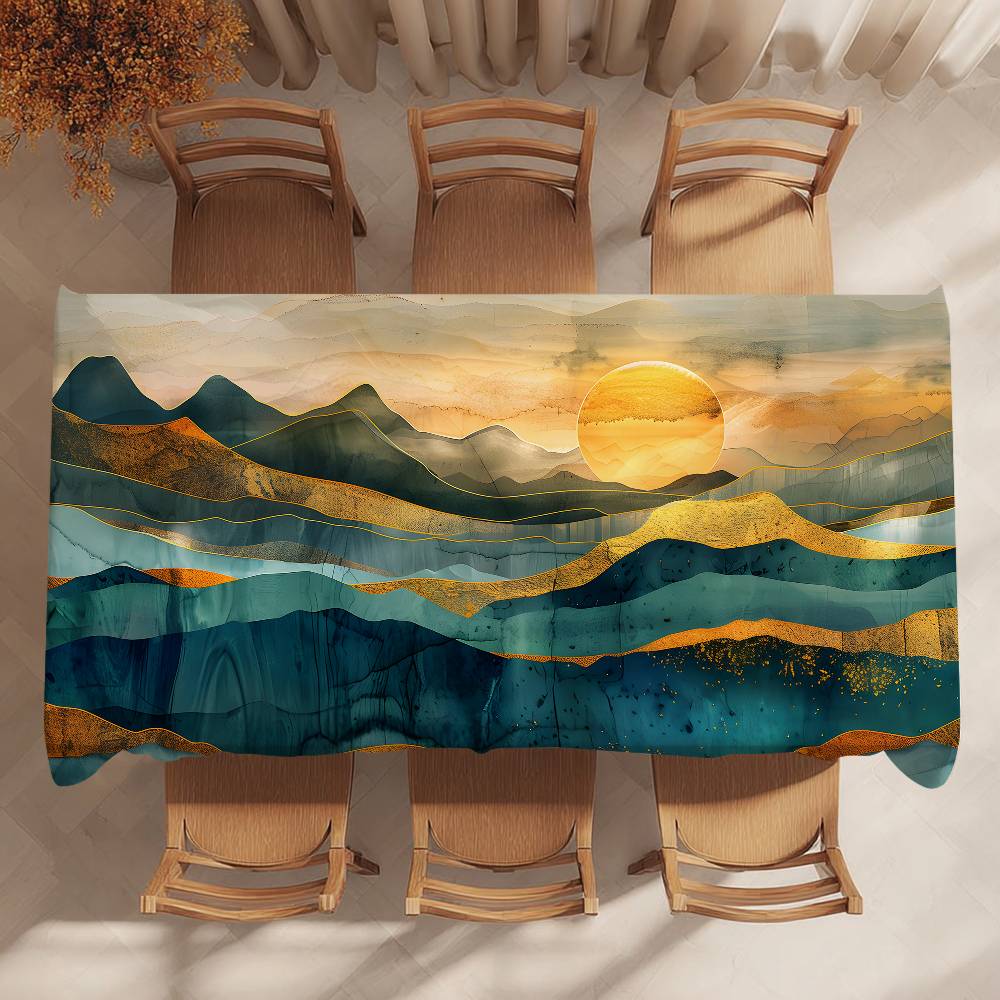 Mantel de tierra de montaña, d - Home Landing Textiles reseña y precio